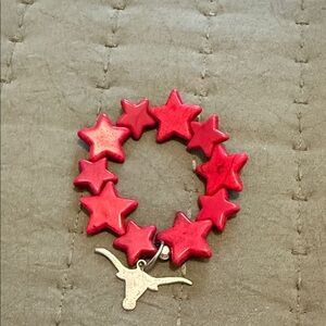 Red Star stretchy Bracelet